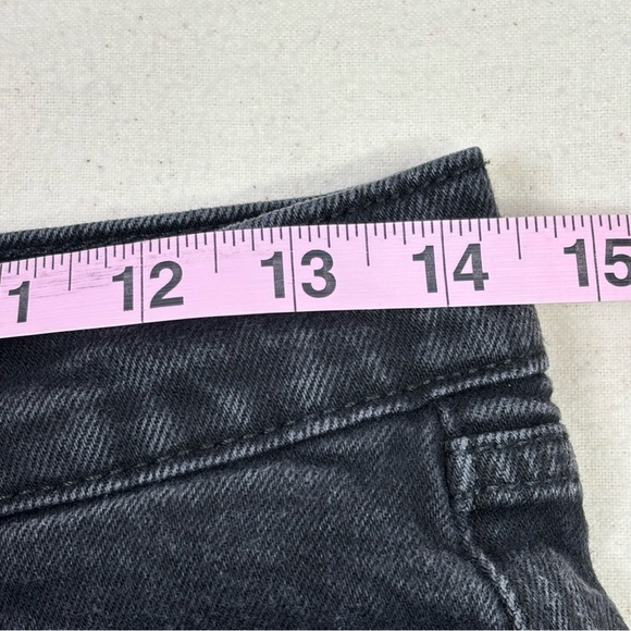 Old Navy Sky-Hi Straight Extra High Rise Jeans Size 10 Black Jack 28-29” Waist - Picture 9 of 12